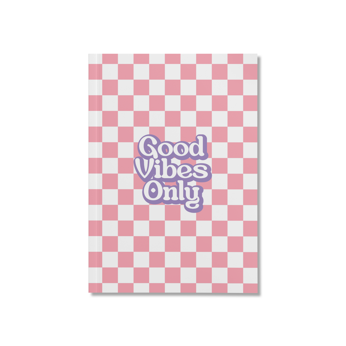 Pink Good Vibes - Retro - Soft Cover Notebooks - dinkywhee