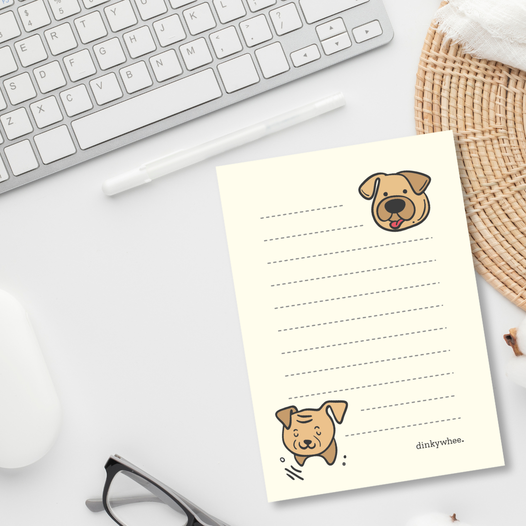Sheru & Golu - A6 Notepads | Tear-off notepads
