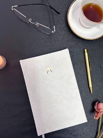 Ivory A5 Vegan Leather Diary