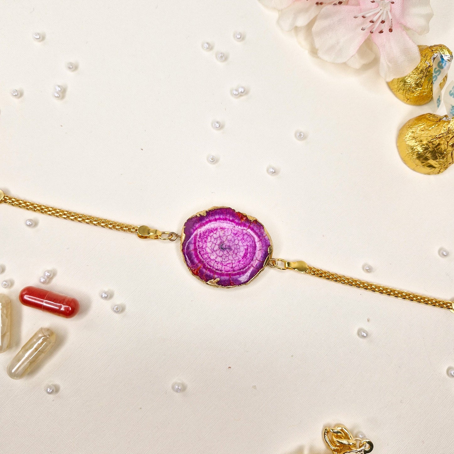 Dinkywhee agate rakhi