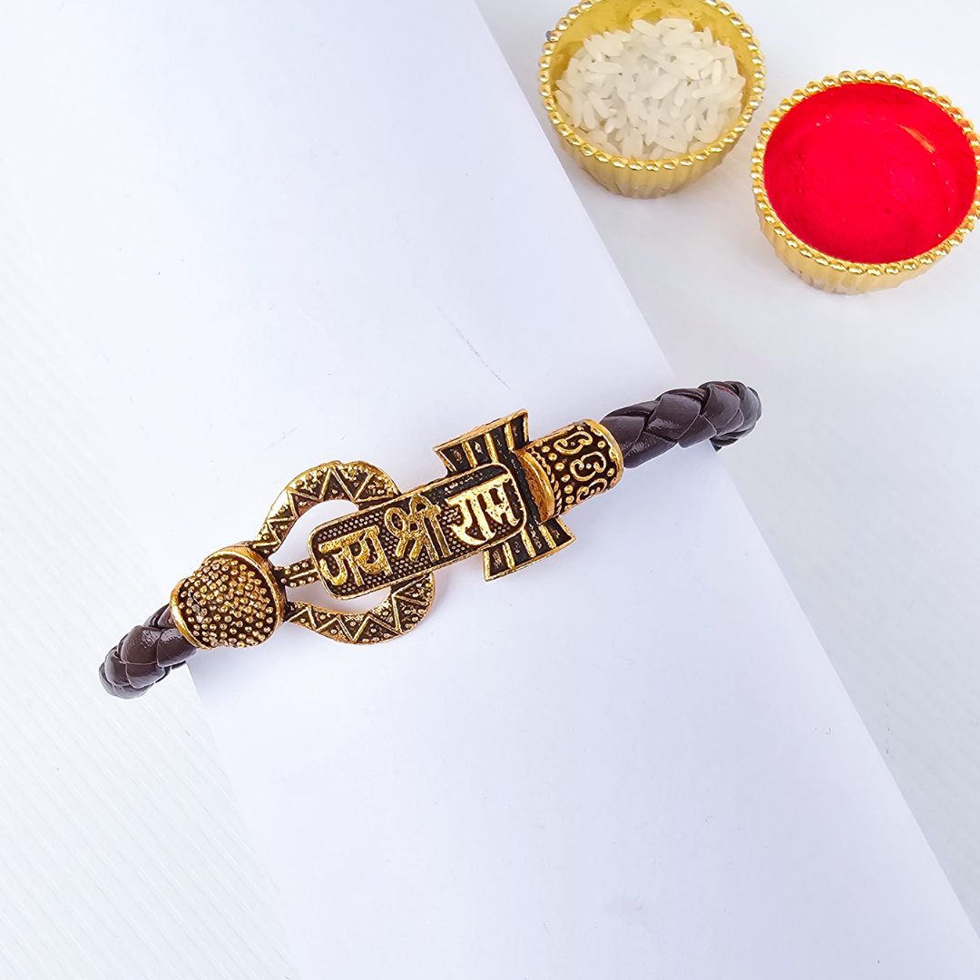 MAHADEV / SHREE RAM / TRISHUL BRACELET RAKHI