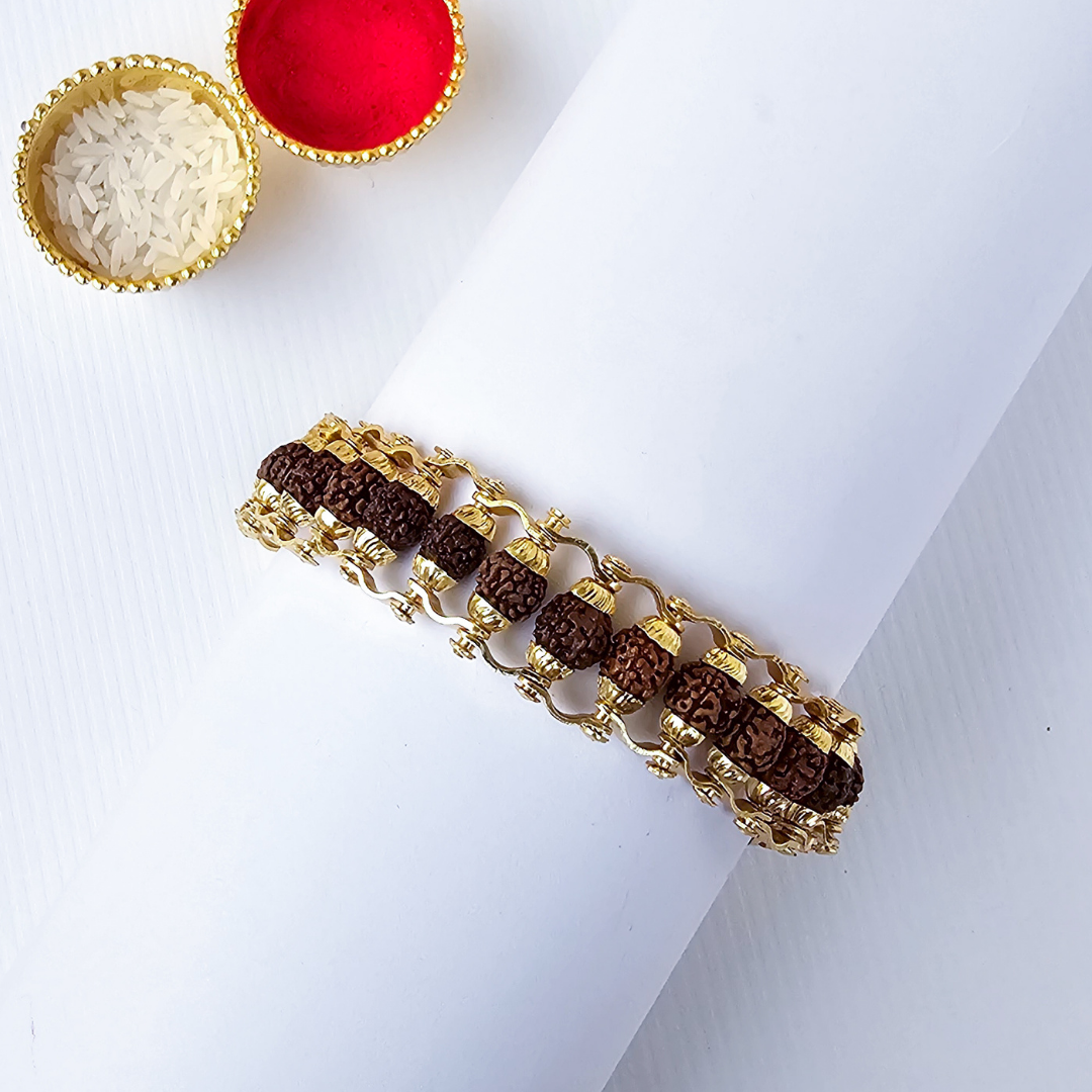 RUDRAKSH BRACELET RAKHI