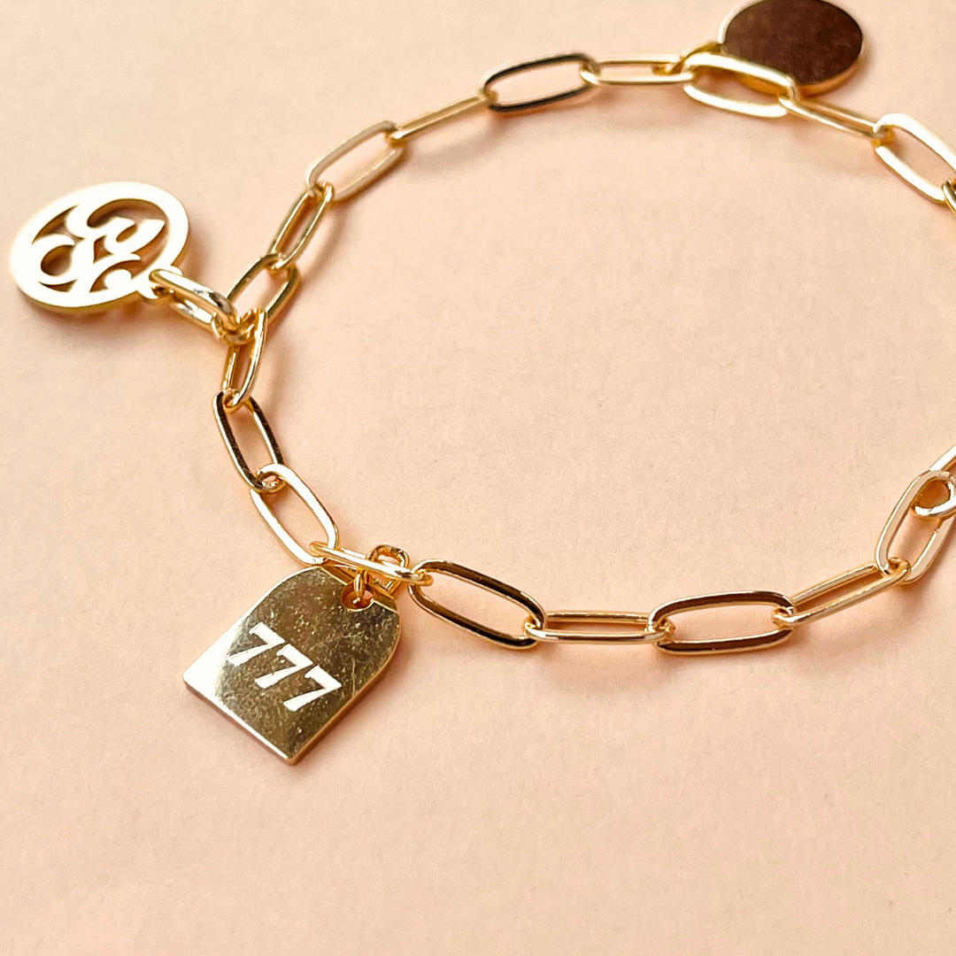 ANGEL NUMBERS Premium Brass Rakhi for Bhaiya – Anti-Tarnish