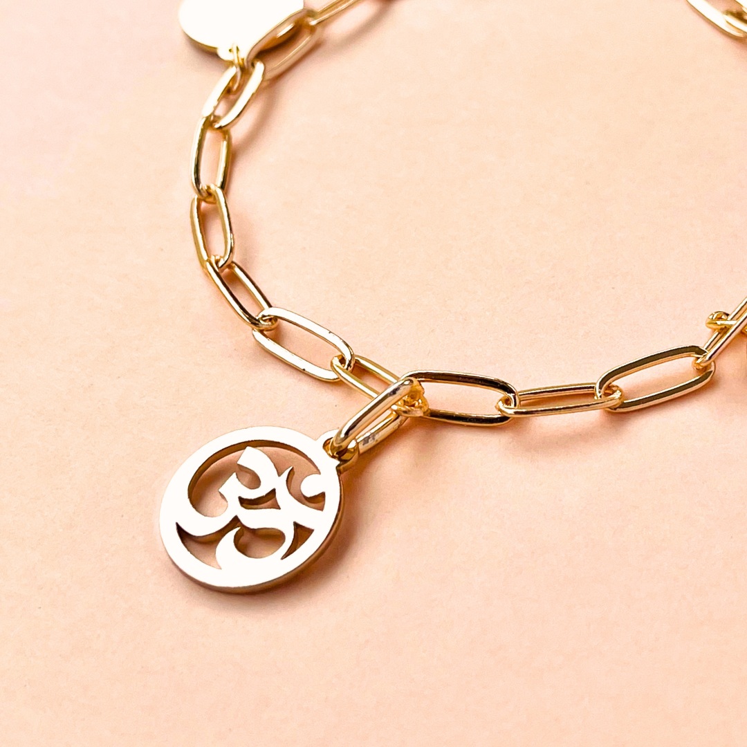 Premium Brass Rakhi for Bhaiya – Anti-Tarnish