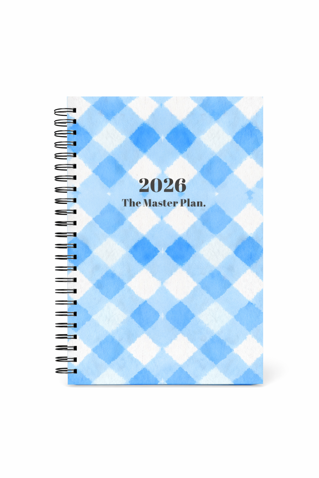 Blue Ghingam - 2026 Weekly Layout Planner