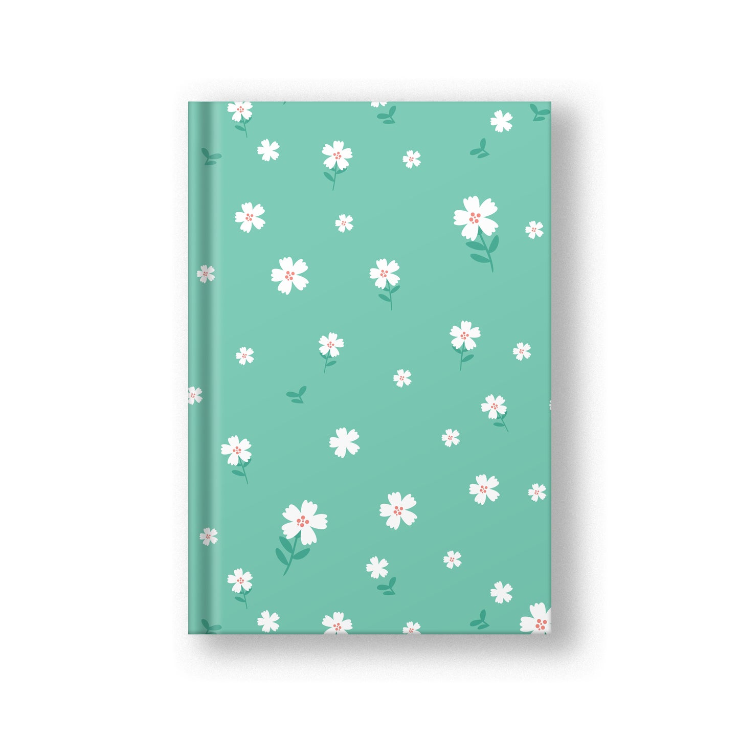 Turquoise windflower Journal - A5 Hardcover | dinkywhee