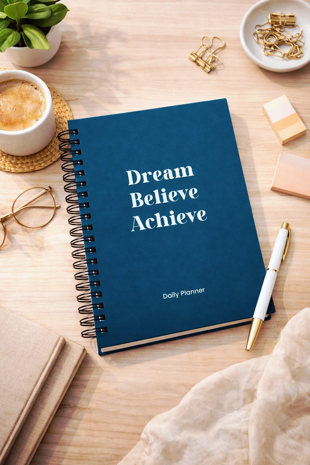 Dream (Navy)- 2026 Daily Planner Diary