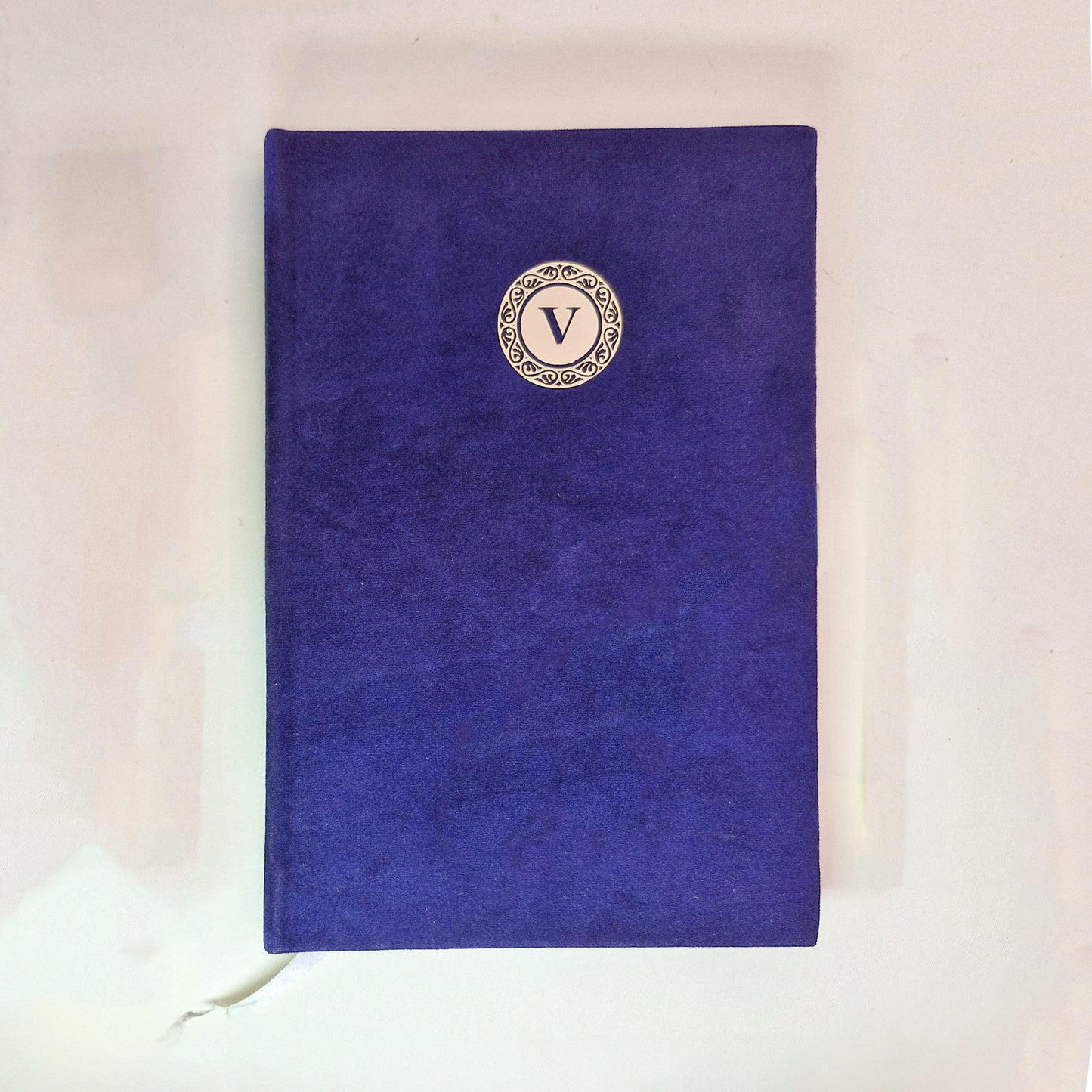 Navy Blue A5 Suede Diary