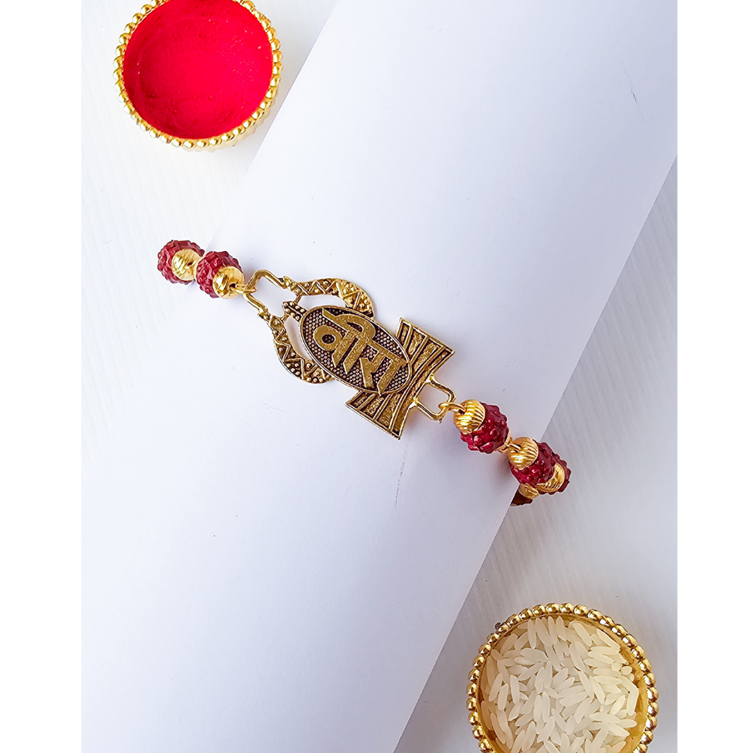 Rudraksh Rakhi Bracelet