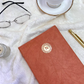 PEACH A5 Vegan Leather Diary - dinkywhee