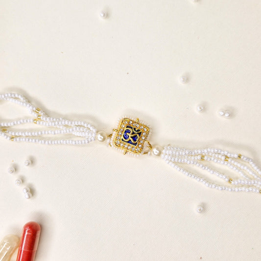 Om pearl Rakhi
