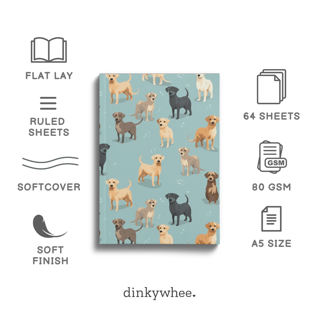 Who let the dogs out? - Soft Cover Notebooks
