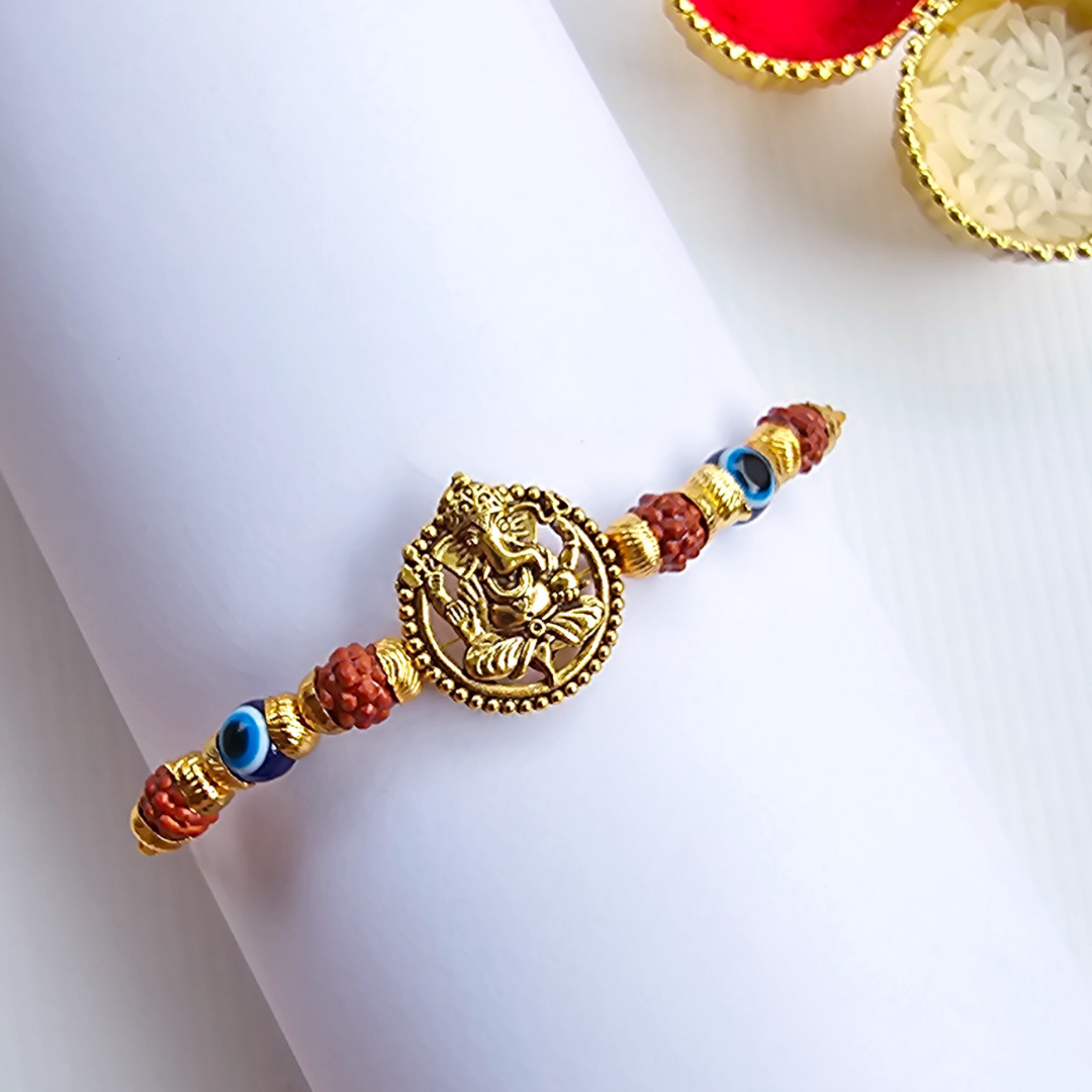 Rudraksh Rakhi Bracelet