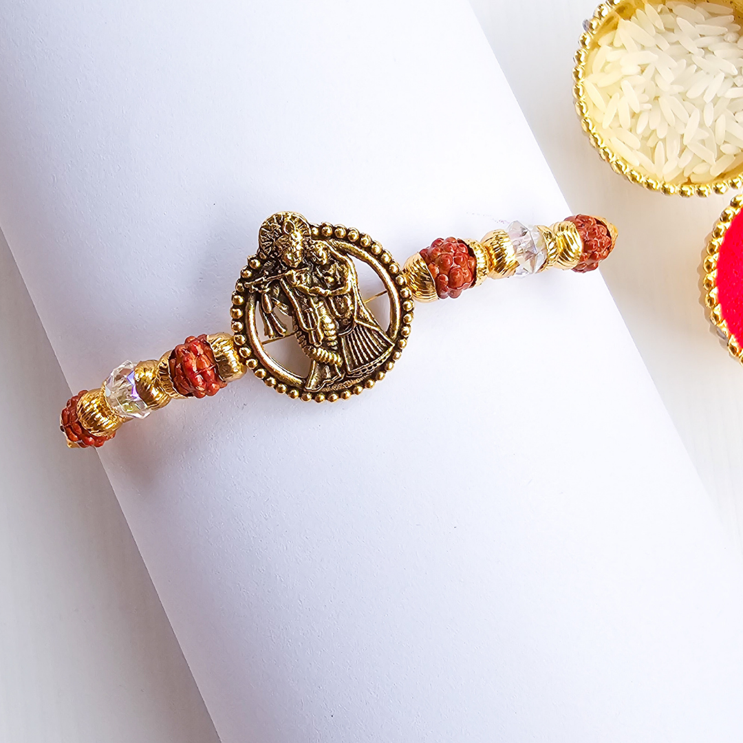 Rudraksh Rakhi Bracelet