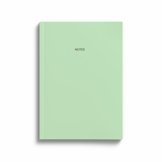 Green ( Pastel ) - Soft Cover Notebooks