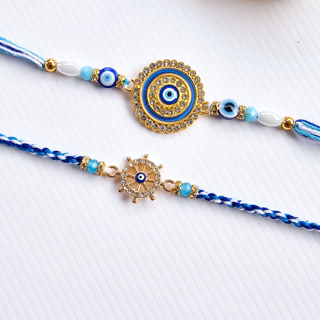 EVIL EYE CHAKRA RAKHI