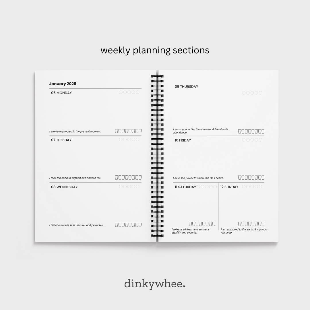 2025 Weekly Planner - CHIDIYA 2.0