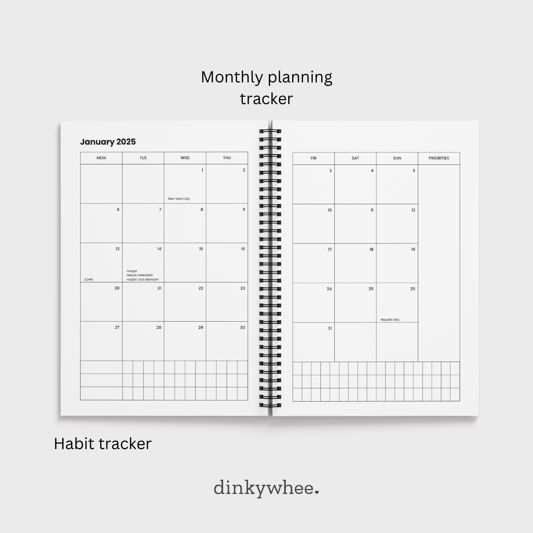 2025 Weekly Planner - CHIDIYA 2.0