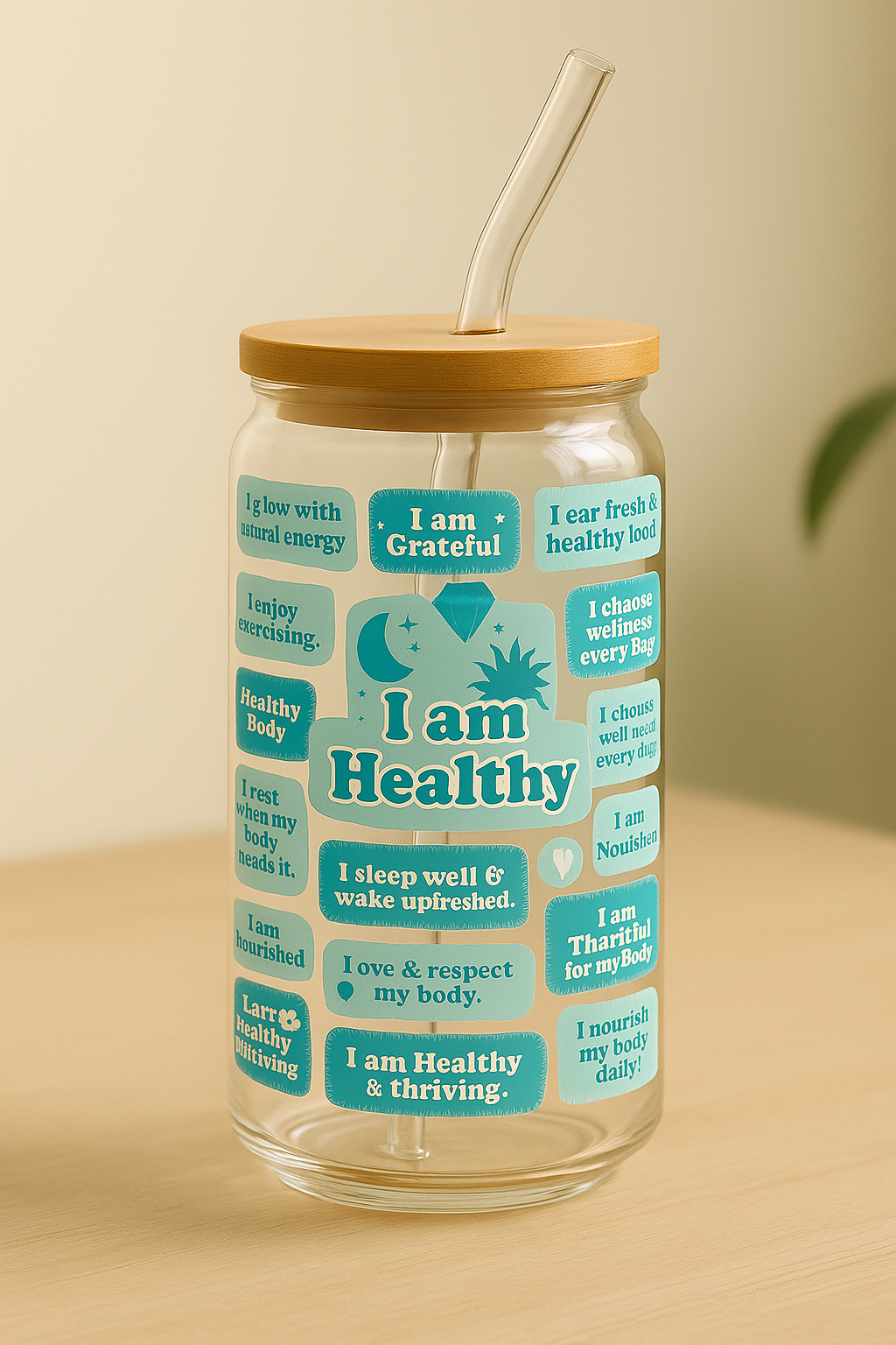 Health Glass Tumbler