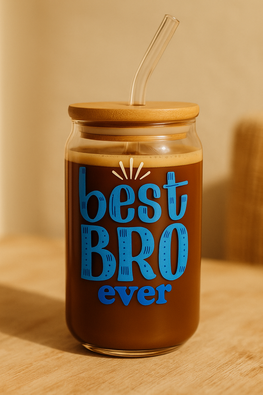 Best Bro Glass Tumbler - Round
