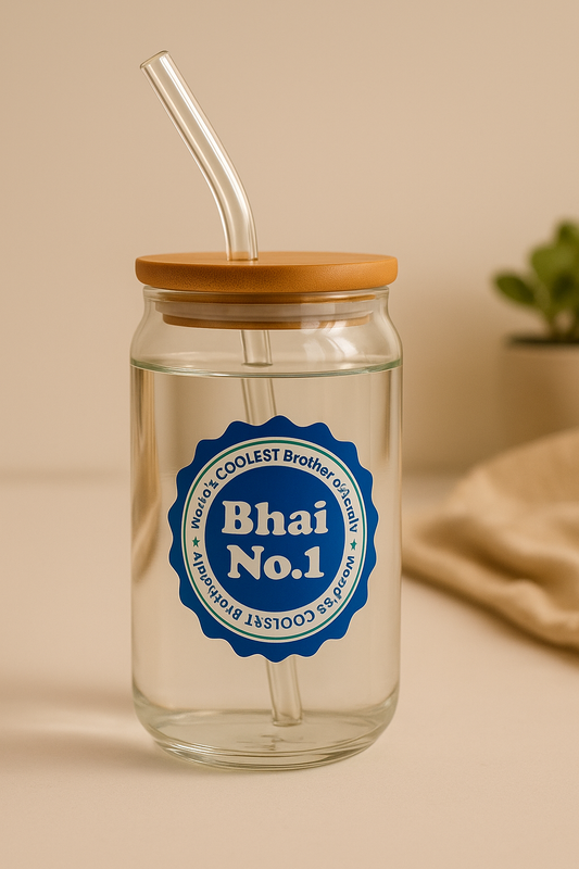 Bhai no.1 Glass Tumbler - Round