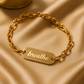 BREATHE Premium Brass Rakhi for Bhaiya – Anti-Tarnish