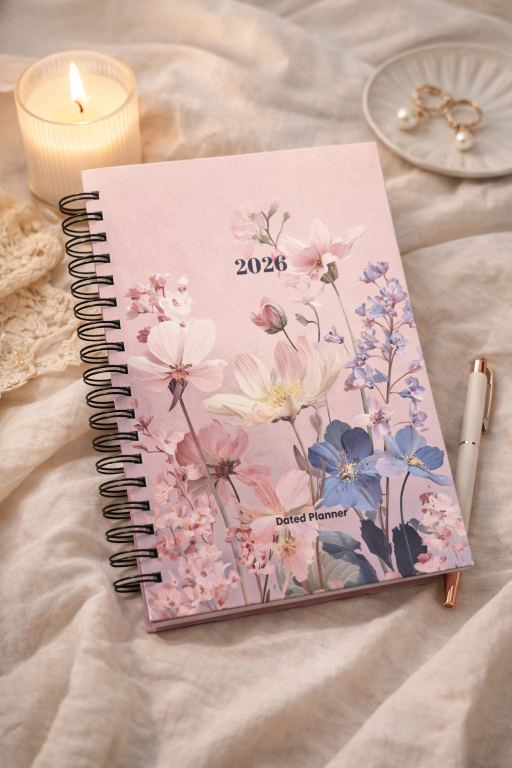 Pink Bloom - 2026 Weekly Layout Planner