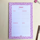 Pink Leopard set | Hardcover notebook & Notepad set