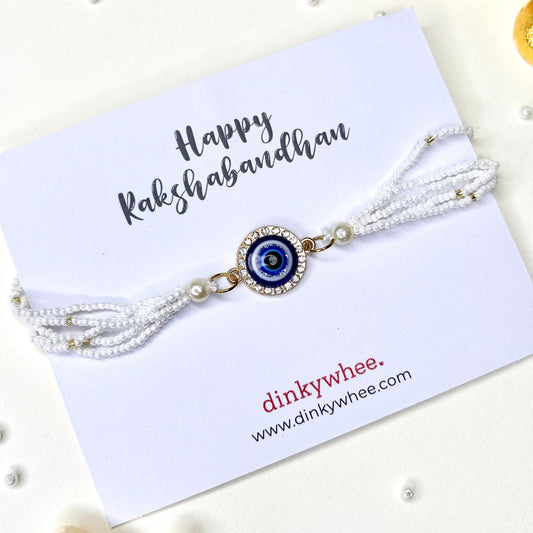 Evil Eye Pearl Rakhi