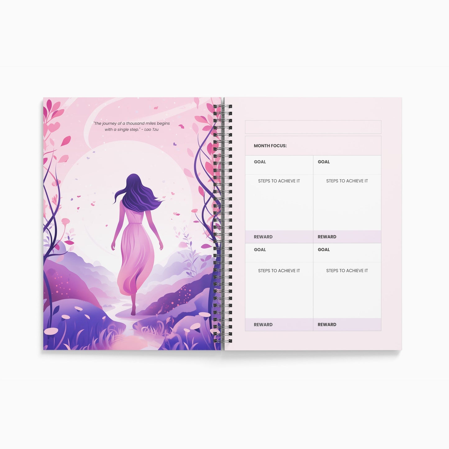 Her Verse - Big Plans, Undated Monthly Planner