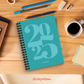 2025 Daily Planner Diary - TEAL