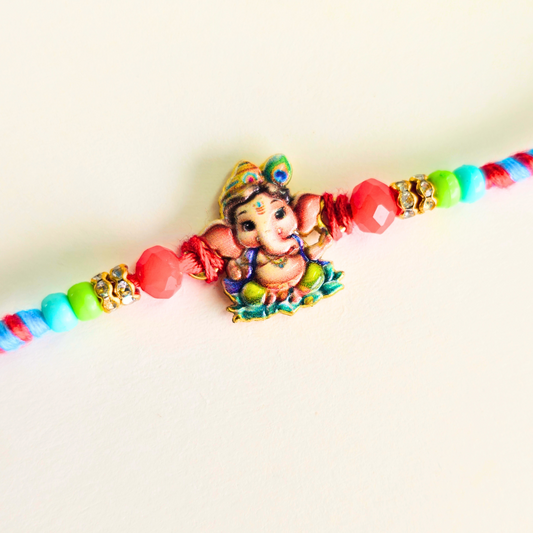 BAL GANESHA CHARM RAKHI