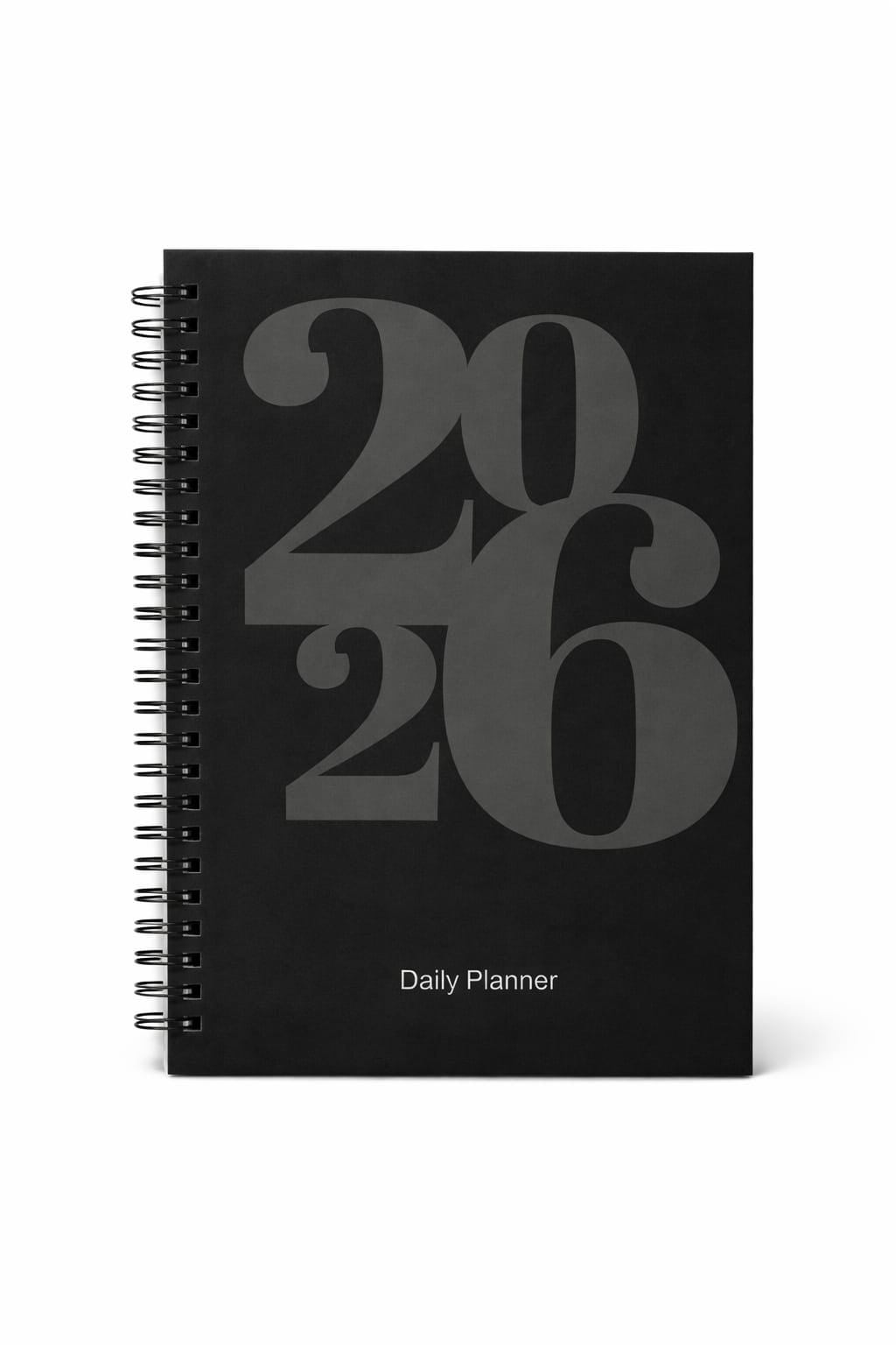 BLACK - 2026 Daily Planner Diary