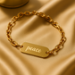 PEACE Premium Brass Rakhi for Bhaiya – Anti-Tarnish