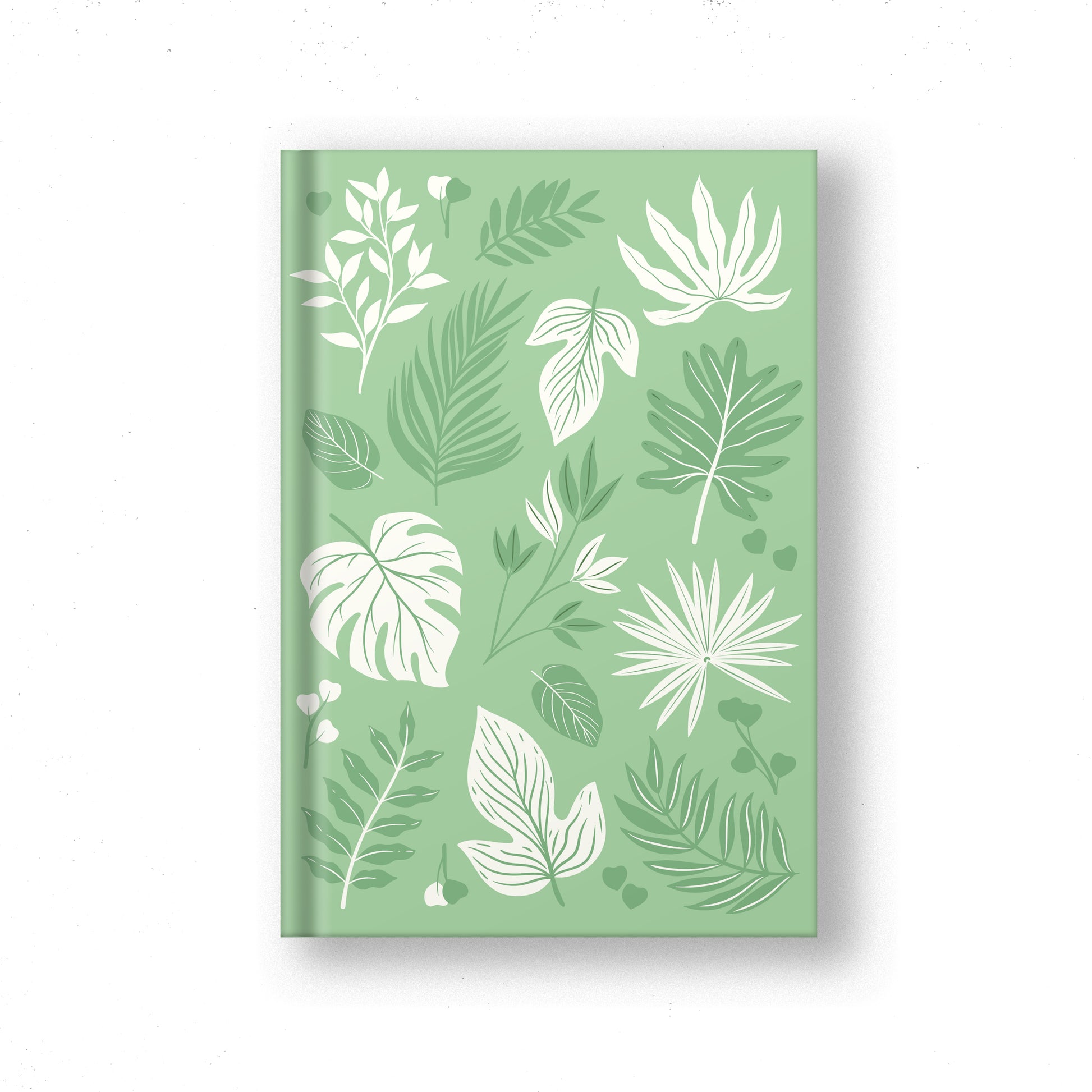 dinkywhee Serene Leaves Journal | A5 Hardcover Notebook