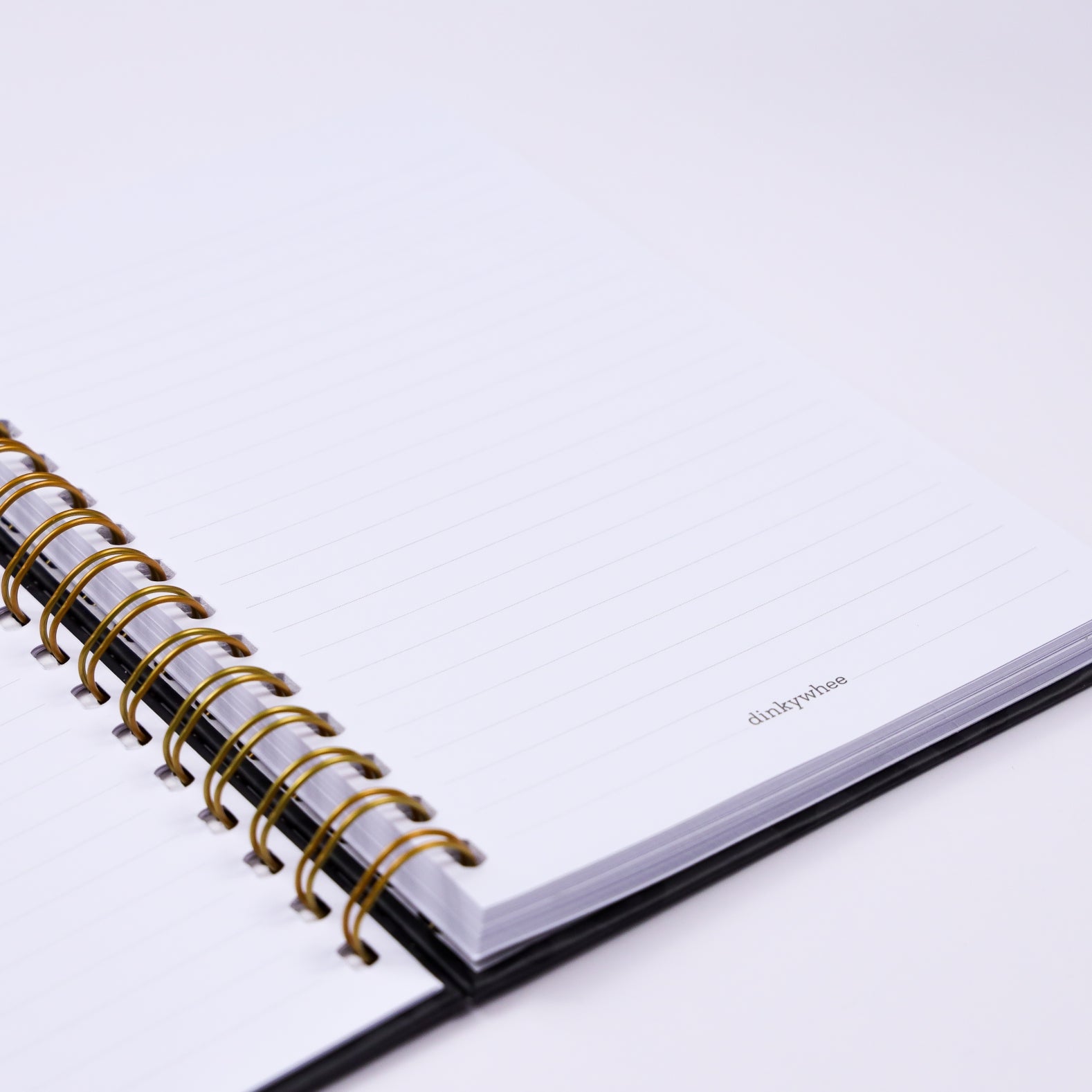 dinkywhee It's Your Day - Hardcover Wiro Notebook